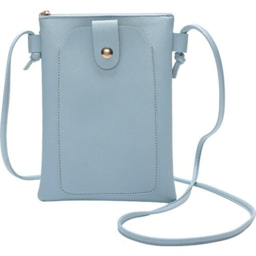 New Lady Purse Zipper Phone Pocket Women Long Wallet Shoulder Bag Female Wallets Clutch Card Holder Ladies