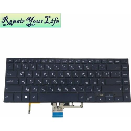 Original keyboard for ASUS UX550 UX550VE UX550VD UX550VW GE GD BG Bulgaria 0KNB0-4625BG00 AEBKH100020 NSK-WK3BQ blue kb backlit