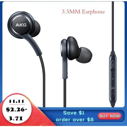 Original For Samsung 3.5mm Wired Headphones IG955 In-ear Earphone With Microphone Volume Control Headset for AKG Galaxy S8 S7 S6