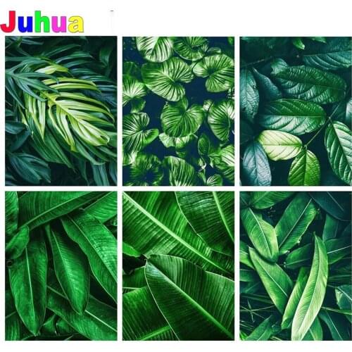 Landscape Plant 5d DIY Diamond painting full round/square leaf diamond emboridery mosaic diamond stitch Home nordic Decor