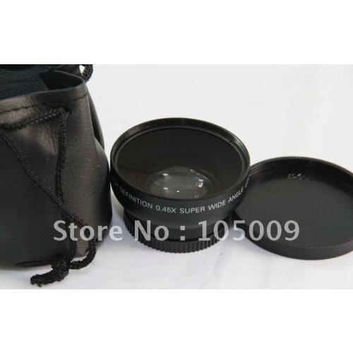 46mm 0.45X Wide Angle Macro Conversion Lens for 46 mm Panasonic HDC TM700 HS700 G1 GF1 GF2 GF3