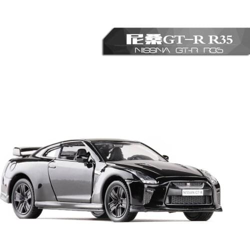 High Simulation 1:36 RMZ City GT-R R35 Alloy Diecast Models Car Toys Pull Back Cars Toy Sports Car Vehicle For Kids Toy Gifts