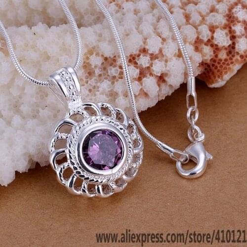 P216_2 Lucky Charm Silver Color Pendants For Women Sterling Jewelry Necklace Women Accessories Fashion Pendant /fmuaoeba