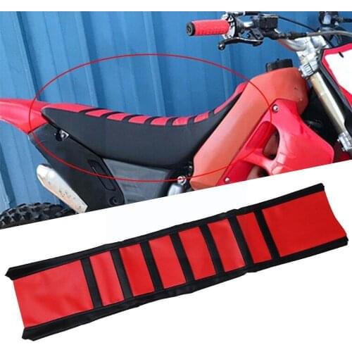 1pcs Dust-proof Universal Soft Motorcycle Seat Cover Cover Double For Oem Dustproof Material Car Stitched Seats Rubber/viny Y7B0