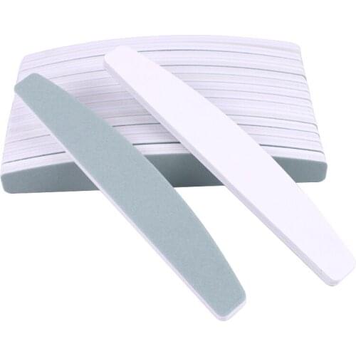 5pcs Sponge Nail File 1000/4000 Green Boat Nail Buffer Block Double Sided Sanding Files For Manicure Shiner Polishing Tools