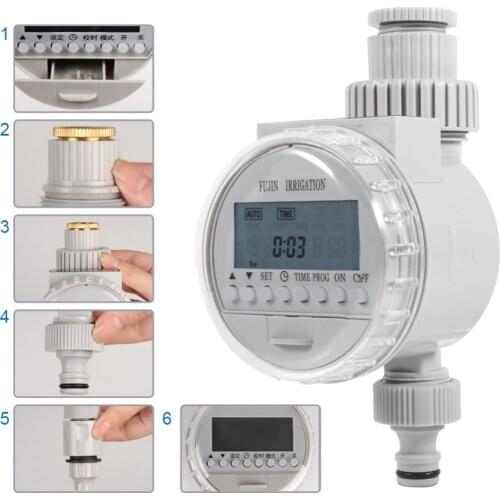 Garden Watering Timer LCD Automatic Electronic irrigation Controllers Water Timer Home Digital Intelligence Watering System