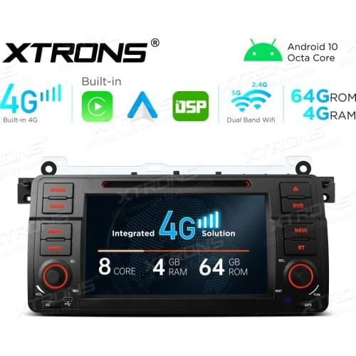 7" Android 10.0 OS Car DVD Multimedia System Player GPS Radio for Rover 75 1999-2005 with Built-in 4G Module & Built-in DSP