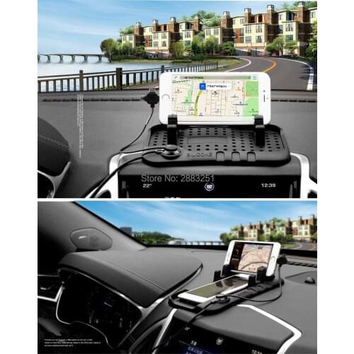 Car styling Multi-functional Car Navigation Magic Sticky for Mitsubishi outlander 2016 lancer 10 9 pajero sport car accessories