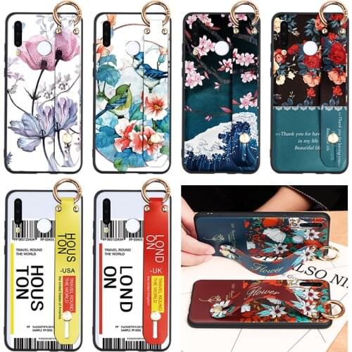 Wrist Strap Case For Huawei P40 Pro+ P30 P20 P10 P9 P8 Lite P Smart Z Honor 30S Y6 Y7 Pro Y9 Prime 2019 2018 Phone Holder Cover