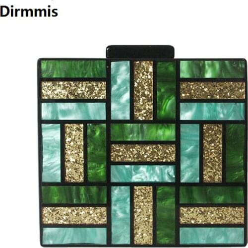 DIRMMIS Women's Clutches On A Chain