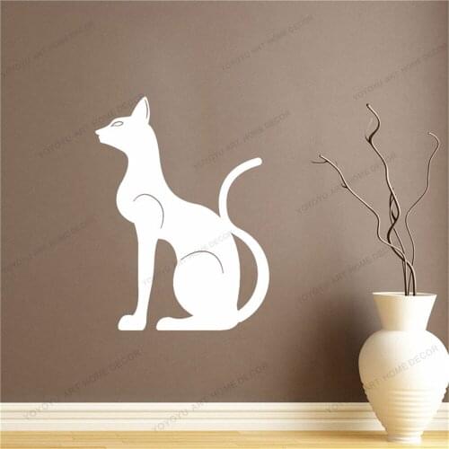 Ancient Egypt Animal Egyptian Cat Vinyl Wall Decal Stickers Removable Mural Creative Home Decor Simple CX1032