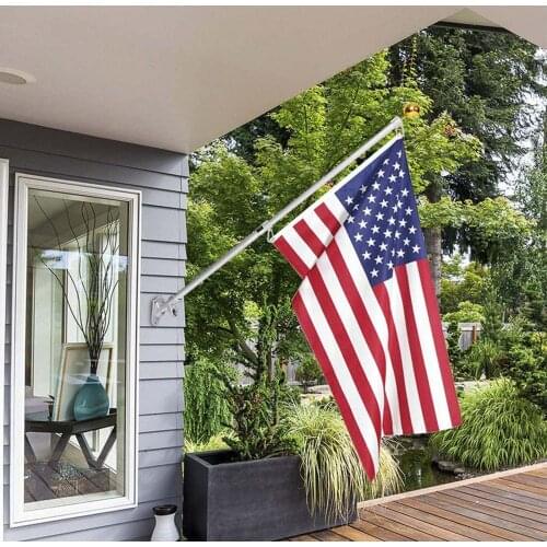 Rustproof Flag Pole s Clip Mounting 360° Rotating Anti Wrap Kit
