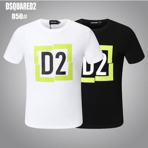 Dsq2 Cotton Letter Print Mens T-shirt Clothing 850