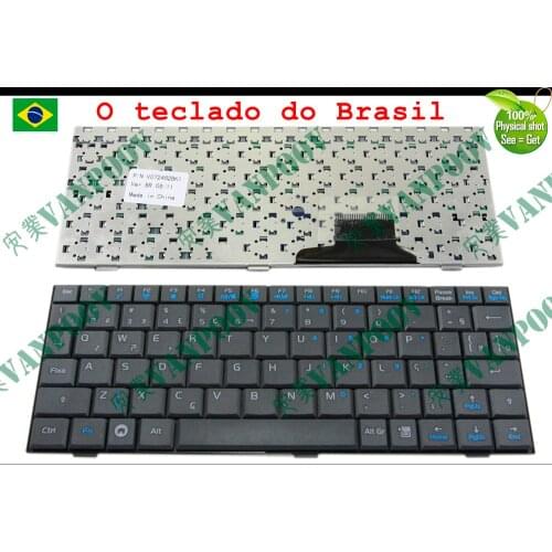 New Laptop keyboard for Asus Eee PC EeePC 700 701 701SD 900 901 900hd 900A 2G 4G 8G Series Black Brazil Br Version - V072462BK1
