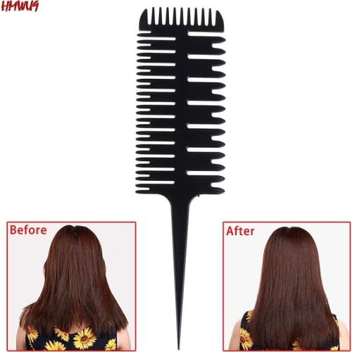 NEW Comb Barber Salon Hair Dyeing Tool Highlighting Comb Brush Salon Pro Fish Bone Comb Hair Dyeing Sectioning For Barber Shop