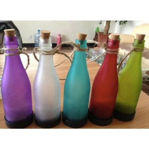 Solar Powered Bottle LED Hanging Light Lamp Tree Lantern Garden Patio 5PCS/Lot