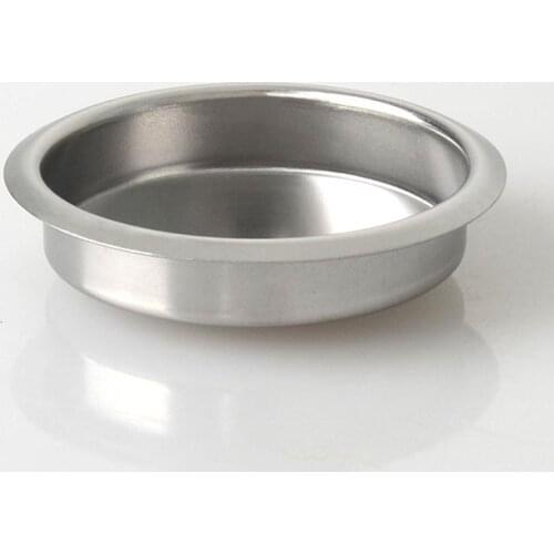 58mm Stainless Steel Blind Filter Backflush Insert Basket Backwash Cleaning Blind Bowl for Coffee Machine Maker Accessories