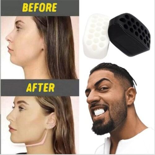 Food Grade Silicone Jaw Line Neck Simulator Mandible Muscle Exercise Firming Facial Texture Trainin Face-lifting Fitness Bal