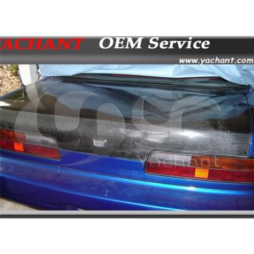 Carbon Fiber OEM Style Boot Flaps Rear Trunk Boot lid Tailgate Fit For 1989-1994 S13 Silvia PS13