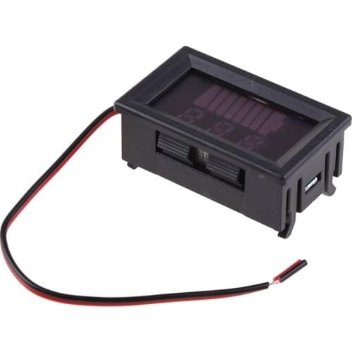 DC 12V-72V Lead-acid Digital Battery Capacity Indicator Charge Tester Voltmeter