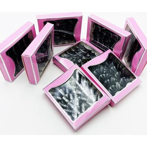 YioWio Maquillaje 5 Pairs Sexy Fluffy Thick 5D 25mm Real Mink Eyelashes Lash Book Maquiagem Mink Fake Lashes Fauc Cils Set