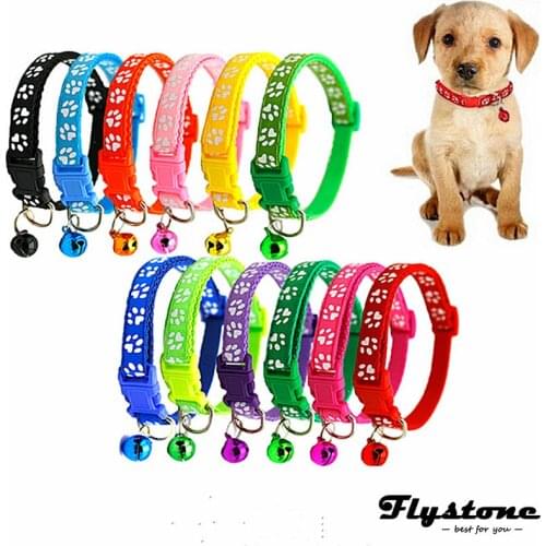 1PCS Pet Dog Collar Solid Dogs Neck Strap Soft Colorful For Small Medium Large Dog Collars Adjustable Puppy Cats Collar