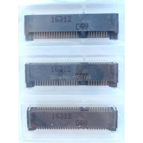 10Pcs/Lot Height 4mm MINI PCIE MINIPCIE original msata socket connector slot connector deck 52P