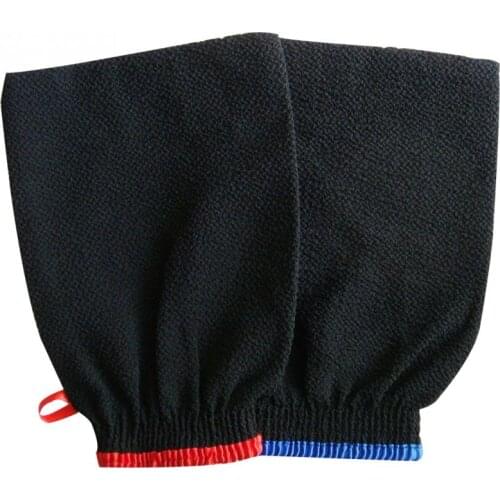 2pcs Hammam Shower Bath Magic Peeling Glove Exfoliating Tan Removal Kessa Random Color