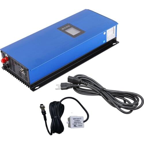 2000W Solar Grid Tie inverter With LCD&internal limiter function, MPPT pure sine wave grid tie solar inverter DC45-90V to AC230V