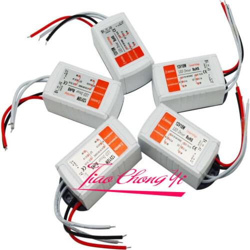 5pcs DC12V 18W Power Supply Adapter Transformer Switch For LED Strip LED Lights