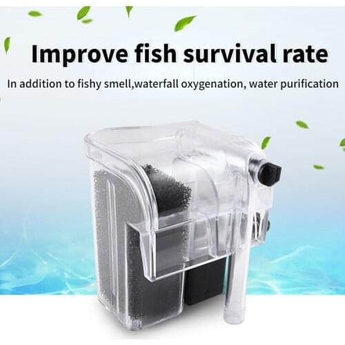 Aquarium external sponge water filter Thin oil filter waterfall filter pump skimmer canister filter Fish tank accessories
