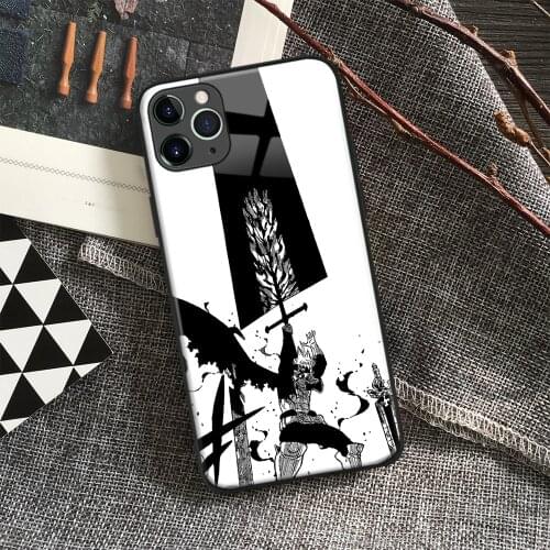 Asta Black Clover Manga Anime Soft Silicone Glass Phone Case for IPhone SE 6s 7 8 Plus X Xr Xs 11 12 Mini Pro Max Samsung Redmi