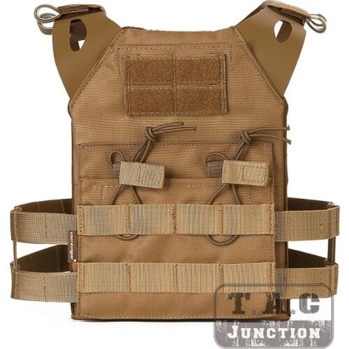 Emerson Tactical JPC Vest For Kids Lightweight Modular MOLLE Vest Plate Carrier With Double 5.56 Magazine Pouch