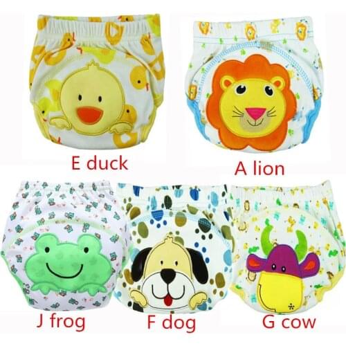 5pcs boys Cotton Baby Cloth Diaper Nappies Pants Reusable Washable Baby Diapers Pocket Waterproof Breathable10-14kg