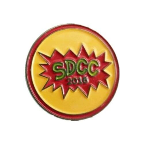 Factory direct plating 3D badge hot sale engraving letter pin k200403