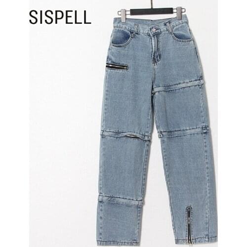 Широкие джинсы SISPELL China At AliExpress