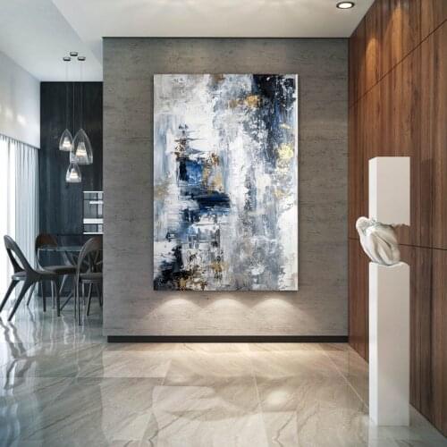 Modern Abstract Oil Painting on Canvas Abstract Textured Prints and Posters Cuadros Wall Art Pictures for Living Room Home Decor