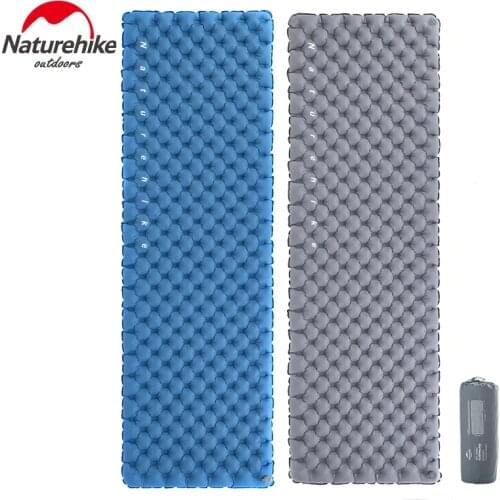 Naturehike Camping Air Sleeping Pad Mat Inflatable Lightweight Backpacking Pad, Durable Waterproof Mattress Compact Hiking Pad