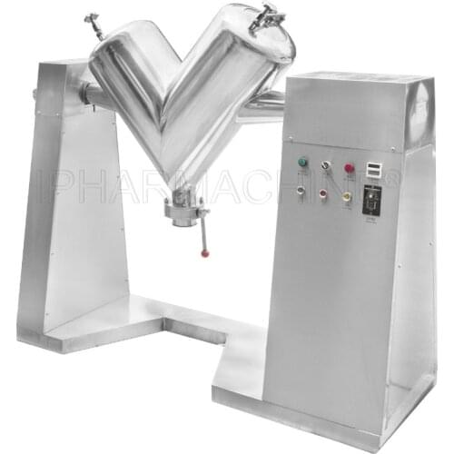 V-100 Powder Mixer powder mixing machine Blender high efficiency free shipping(110V 60HZ)