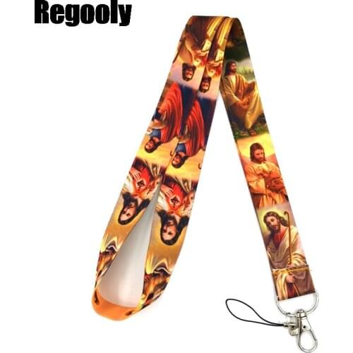 I love Jesus Classical Style Lanyard For keys The 90s Phone Working Badge Holder Neck Straps With Phone Hang Ropes Lanyard