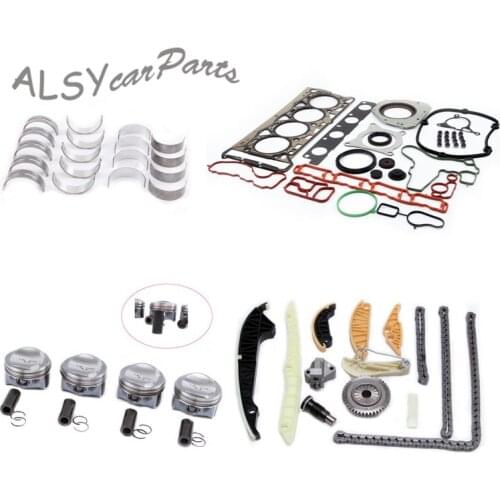 YIMIAOMO 82.51mm EA888 Engine Piston Timing Chain Bearing Gasket Kit For VW Passat B7 CC Audi A3 A4 TT 1.8T Pin 23mm 06H107065CP