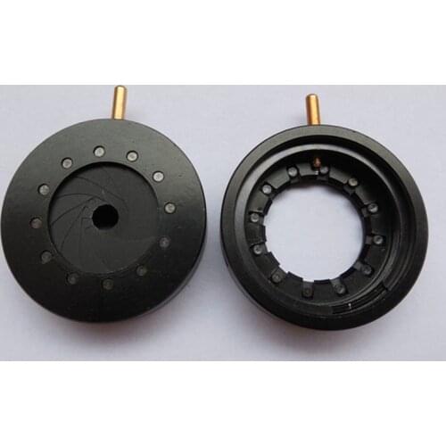 0.5-16mm Metal Zoom Optical Amplifying Iris Diaphragm Aperture Condenser 12 Blades for Digital Camera Microscope Adapter