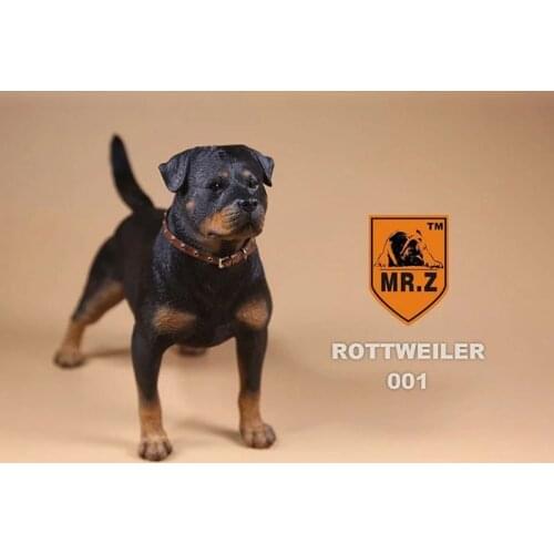 1/6Mr.Z German Rottweiler Dog Simulation Animal Model Toy Gift Model F 12 "Family Decoration Display Gift Collection