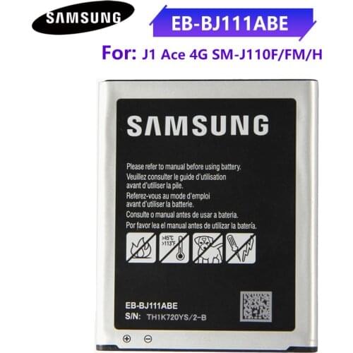 100% Original Replacement Battery EB-BJ111ABE For Samsung Galaxy J1 4G Version J110 SM-J110F J110H J110F J110FM J1 Ace 1800mAh