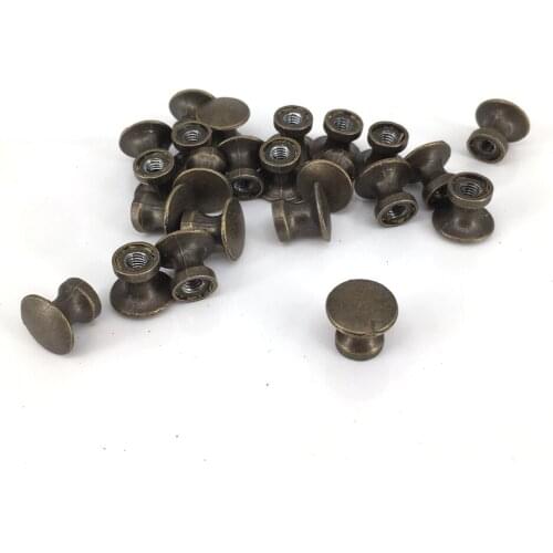 12mm Cute Mini Button Jewelry Box Gift Box Decorative Knobs Rustic Drawer Dresser Closet Pulls Handles Furniture Hardware