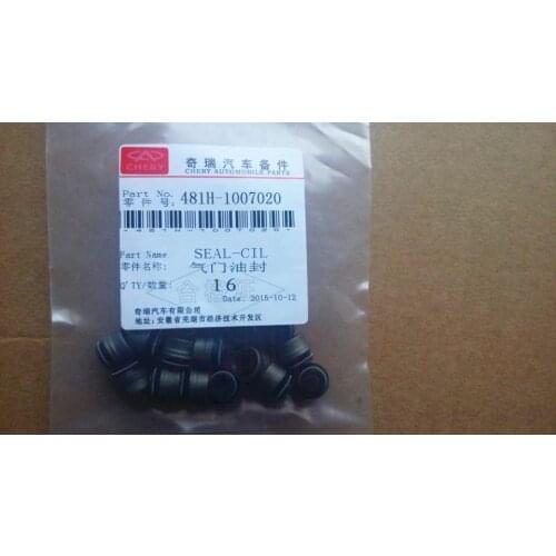 16pcs/set Engine Valve seal for A3/A5/EASTAR/V5/TIGGO 481 ENGINE 481H-1007020