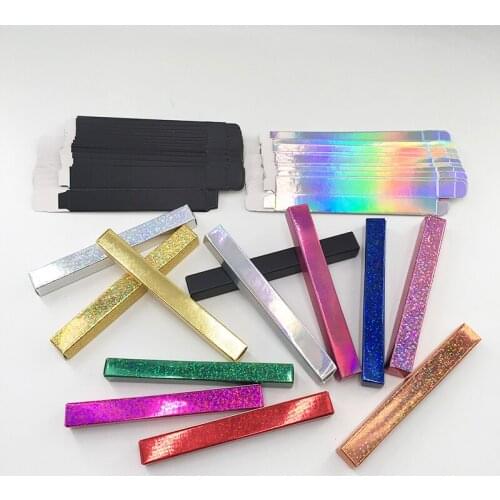 20 Pic/ LOT Eyeliners Box Custom Print LOGO Private Label Wholesale Dramatic Bling Eyeliner Box