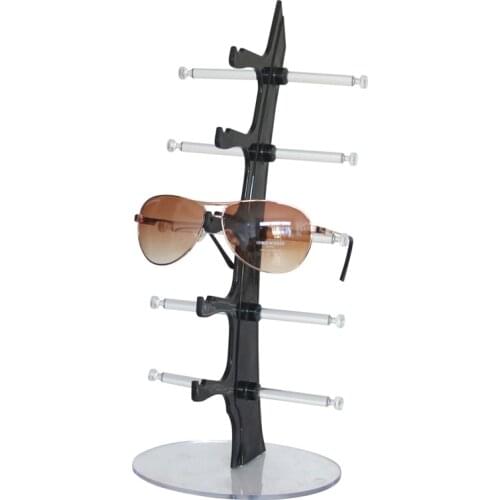 5 Pairs Glasses Sun Glasses Display Shelf Sunglasses Plastic Frame Removable Counter Shop Display Show Stand Holder Rack EIG88