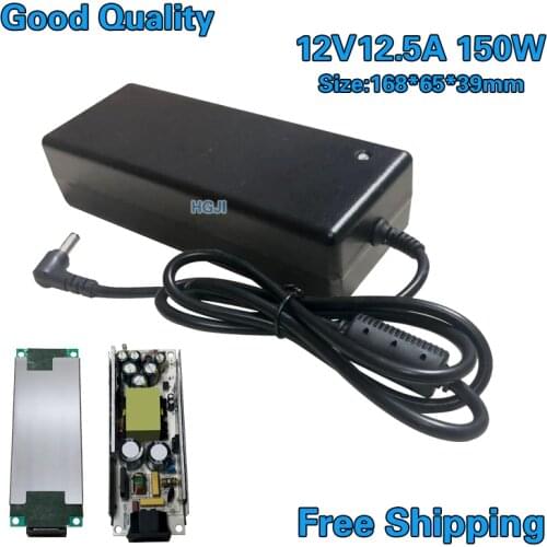 Best Quality AC DC Adaptador DC12V 12.5A 150W For LED driver PICO BOX DC-ATX PSU HTPC Mini PC dc12v 12.5a 150w Free Shipping