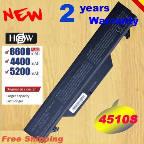 HSW Special 6Cell 10.8 V Laptop Battery for HP ProBook 4720s 4510s 4510s/CT 4515s 4515s/CT 4710s 4710s/CT fast shipping
